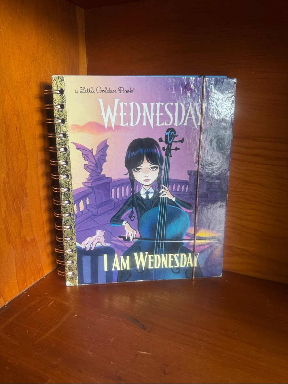 Wednesday "I Am Wednesday" Spiral Notebook - Purple